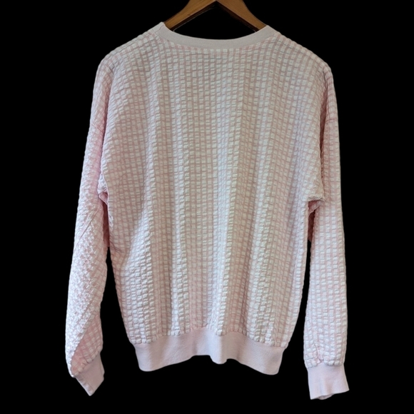 Vintage Seersucker USCGA Coast Guard Academy Crewneck Sweatshirt - Picture 5 of 11